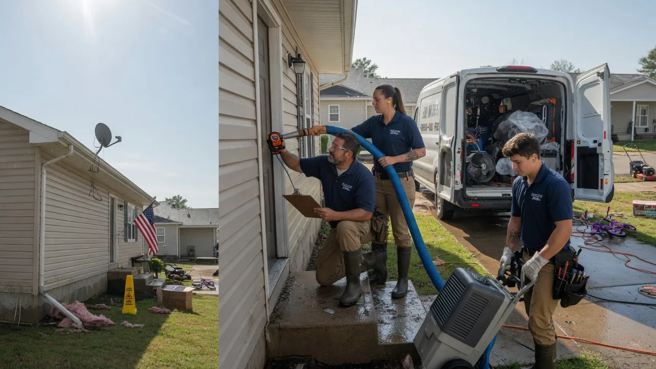 Ceiling Water Damage Restoration in Lost Nation, IA near me